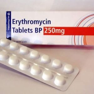 Erythromycin 250 mg tablets