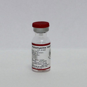 Polio vaccine vial